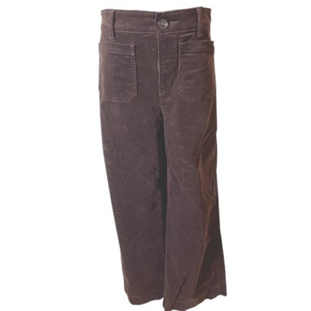 Loft the Palmer‎ Curvy  wide leg 6P Dark Brown Corduroy Pants